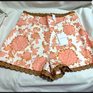 NWT Zimmerman Floral Shorts size 0